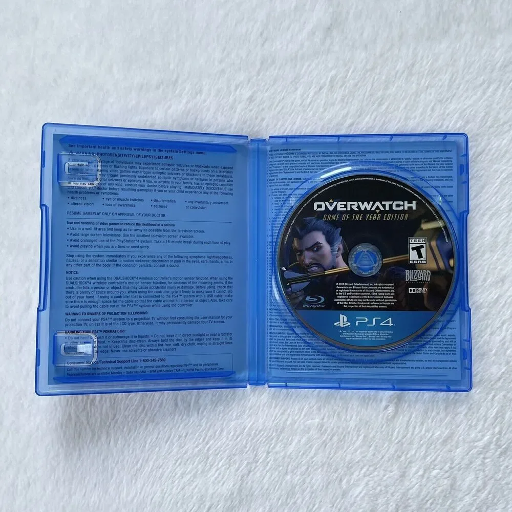 Overwatch: Game of the Year Edition PS4 2017 Bonus Content Play Station 4 Game